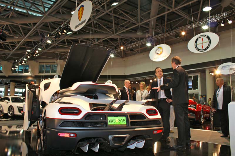 Exklusive Autoshow im Grimaldi-Forum von Monaco