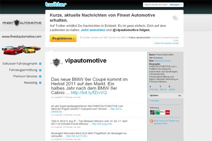 VIPAUTOMOTIVE und twitter