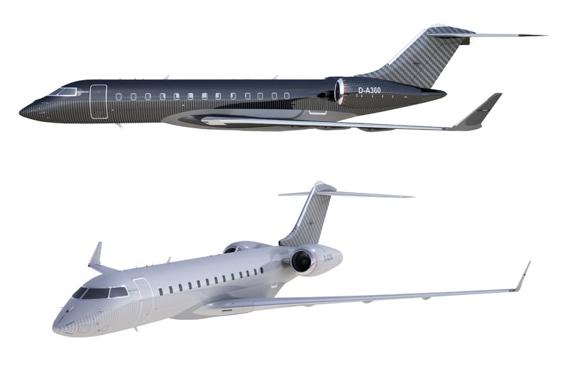 BRABUS Private Aviation - Automobiler Edeltuner personalisiert Business Jets 