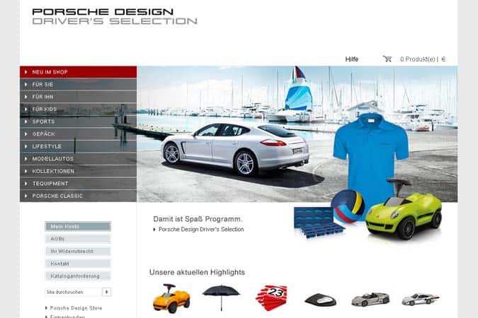 Porsche Desigh Drivers Selection