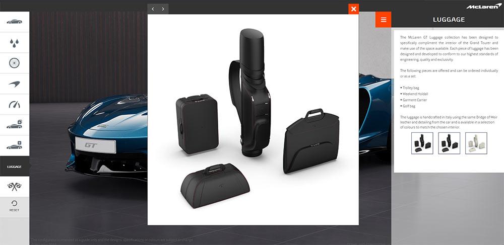 McLaren GT Onlinekonfigurator