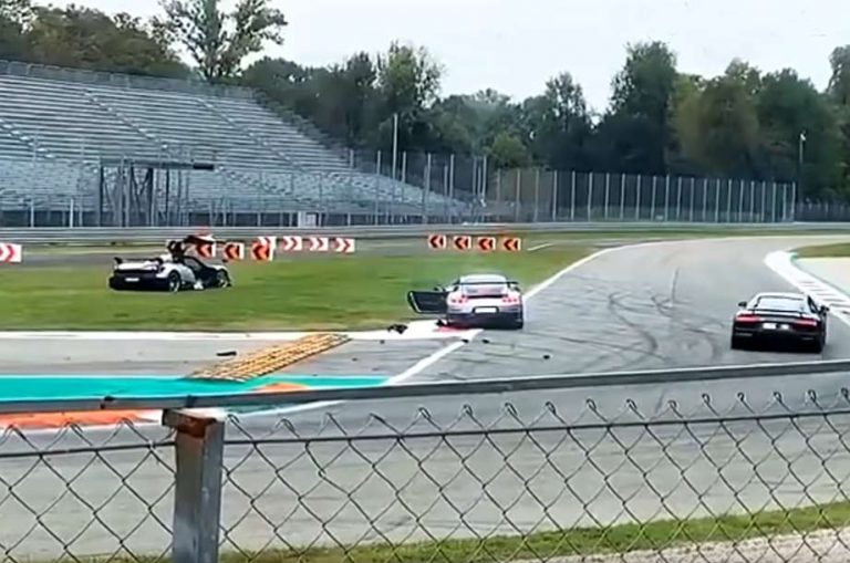 Unfall in Monza